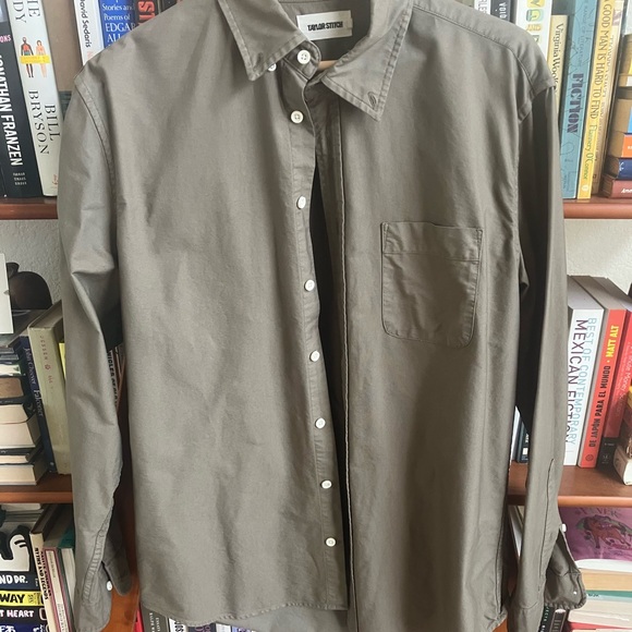 Taylor Stitch The Jack in Smoked Olive Oxford Men’s medium (40) - Picture 1 of 4